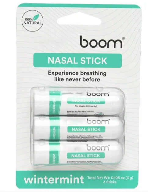 Boom Nasal Stick Enhances Attention Provides a Refreshing