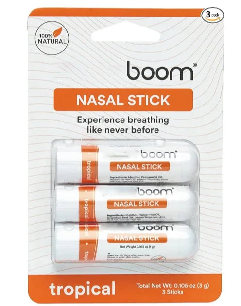 Boom Nasal Stick Enhances Attention Provides a Refreshing