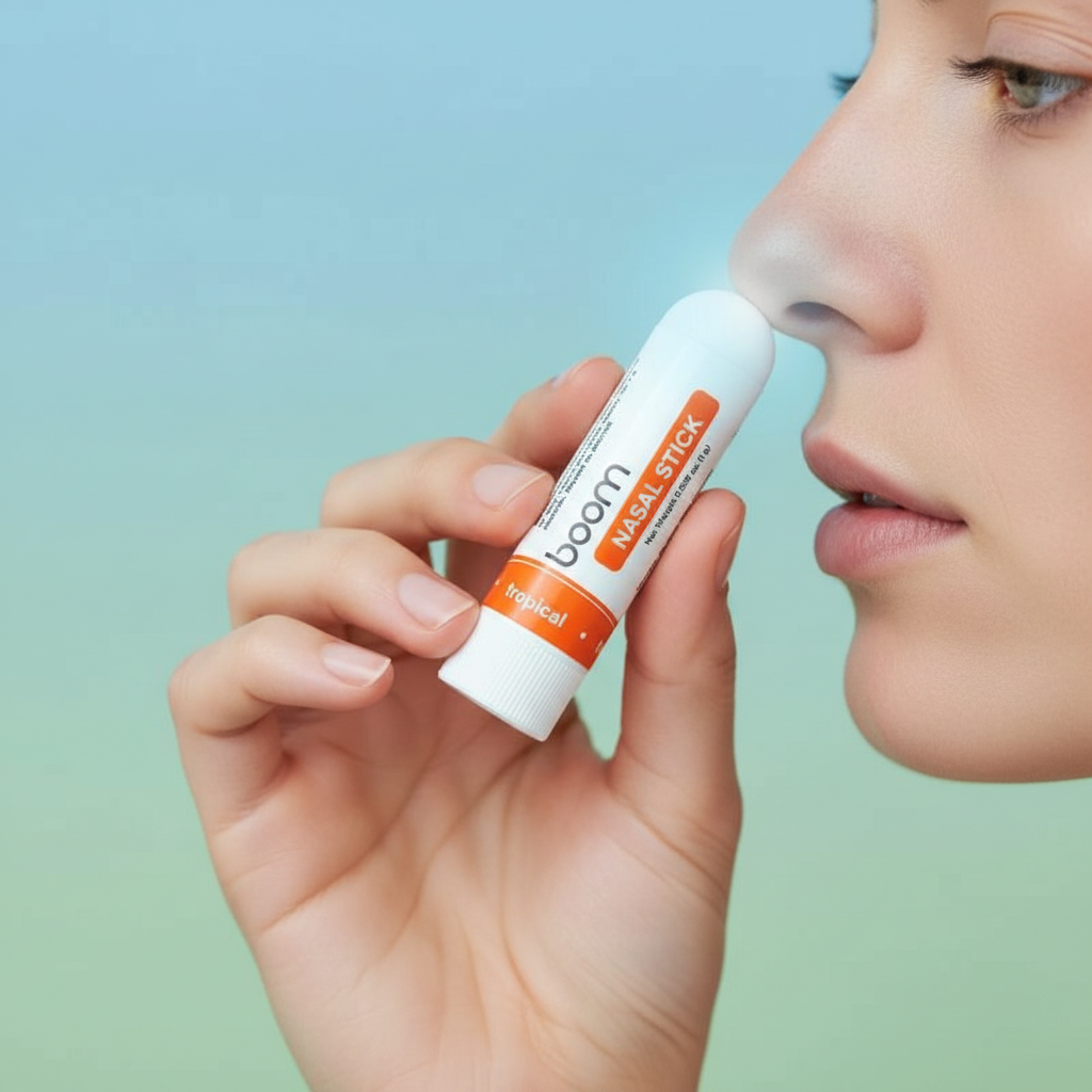 Boom Nasal Stick Enhances Attention Provides a Refreshing