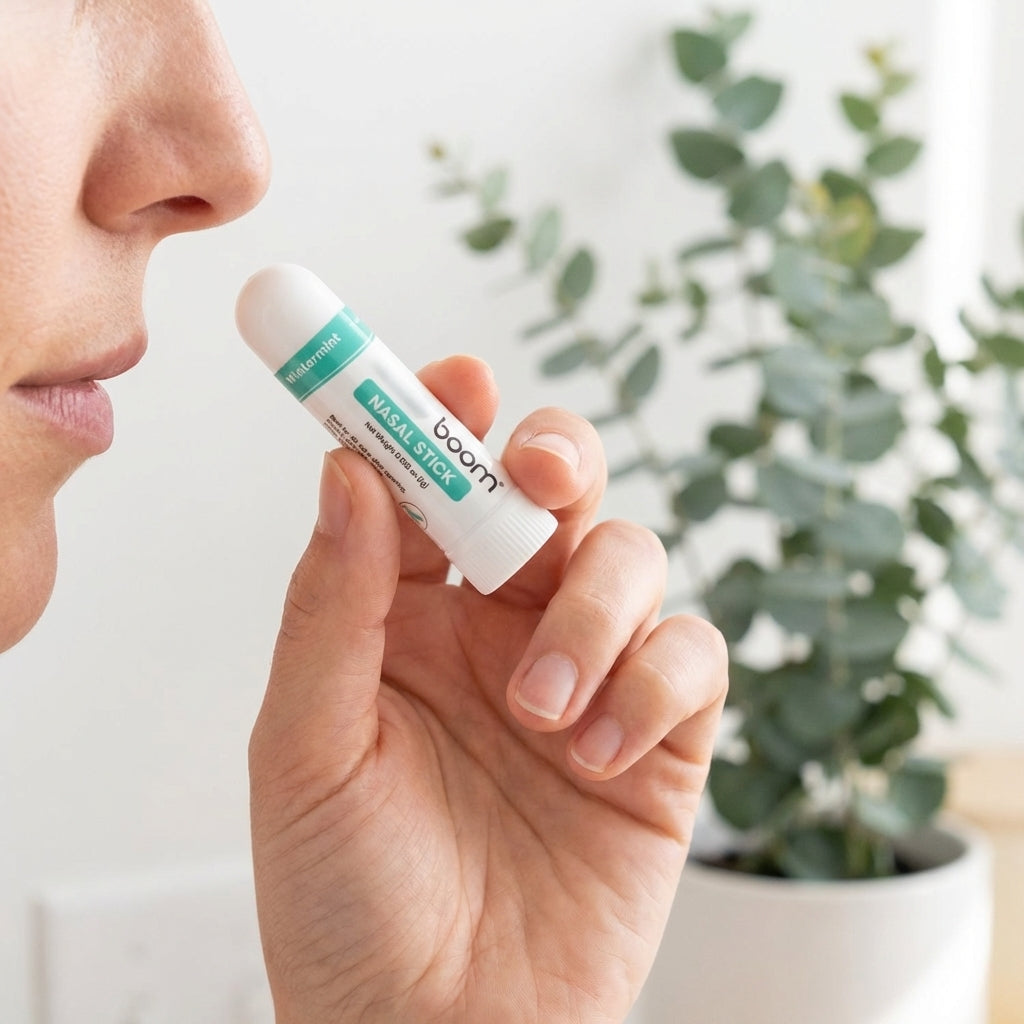 Boom Nasal Stick Enhances Attention Provides a Refreshing